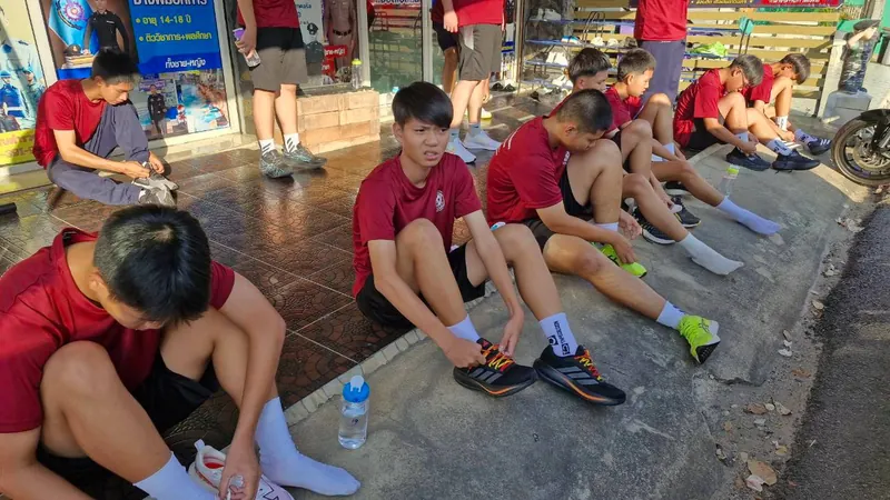 พักยืดกล้ามเนื้อหลังฝึก